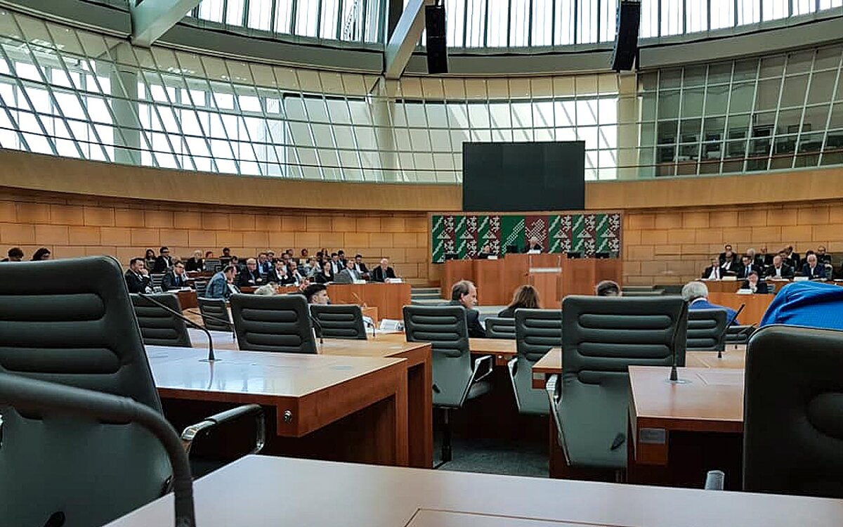 Plenarsaal des Landtags