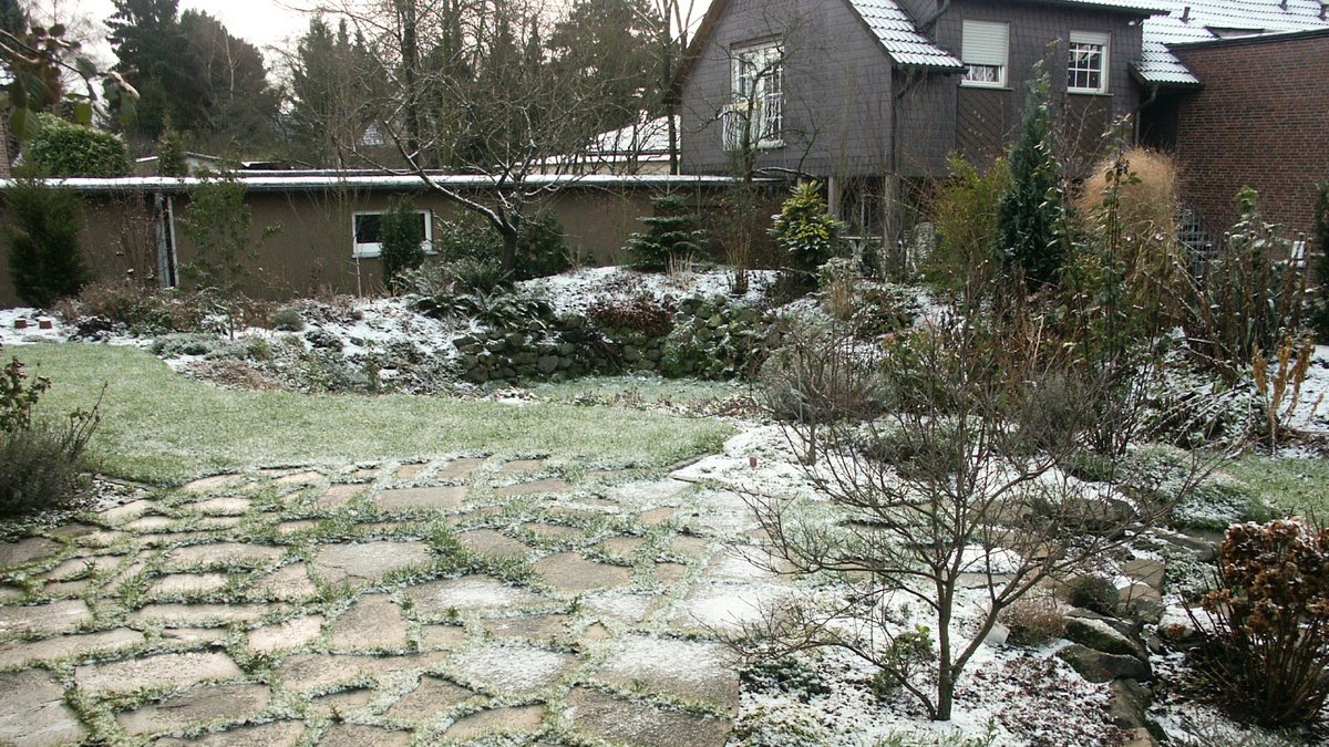 Winterlicher Garten