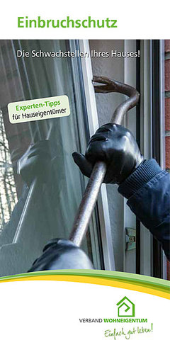 Flyer"Einbruchschutz – Die Schwachstellen Ihres Hauses"