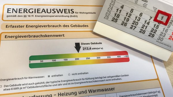 Energieausweis und Kalender