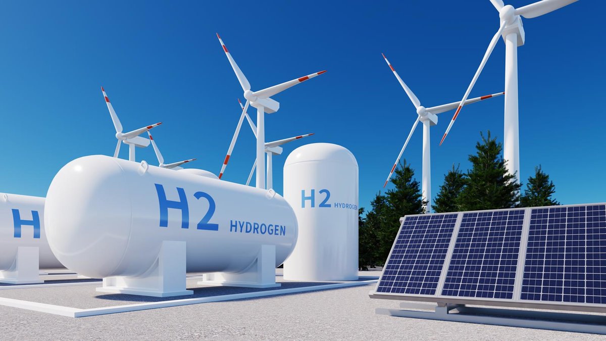 Erneuerbare Energien werden zum Heizen mit grünem Wasserstoff benötigt.